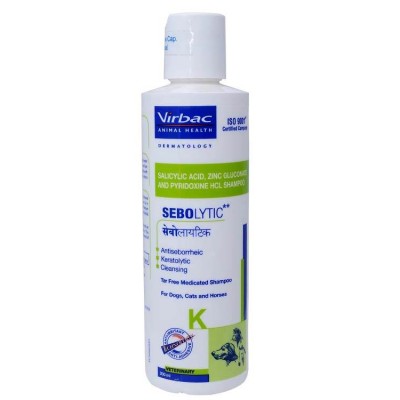 Virbac Sebolytic Herbal Shampoo for Pets 200 Ml